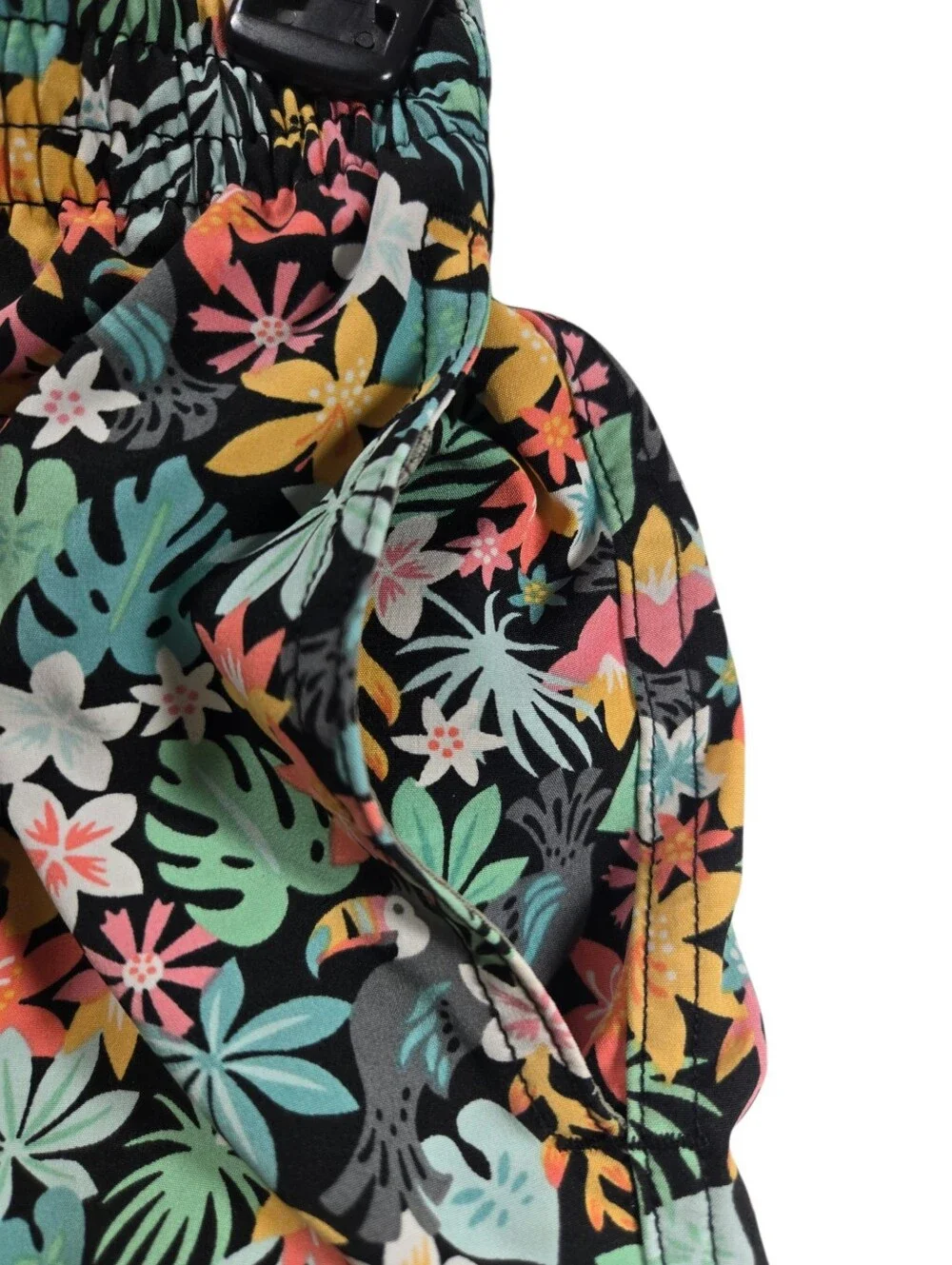 Chubbies Classic SSwim Trunk Mesh Liner Bloomerangs Floral Toucan 5.5